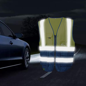 Gilet de sécurité réfléchissant pour hommes 2025 Offre Spéciale Logo personnalisable étanche prix raisonnable - Product Image 3