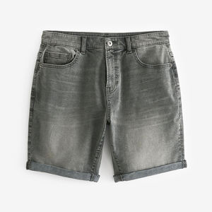 กางเกงขาสั้นผ้าเดนิมผ้าฝ้ายออกแบบได้ตามต้องการของผู้ชายสำหรับ2024เสื้อผ้าแนวสตรีทไซส์ XS สไตล์ลำลองตกแต่งแบบมีซิปป้องกันการยับง่าย - Product Image 3