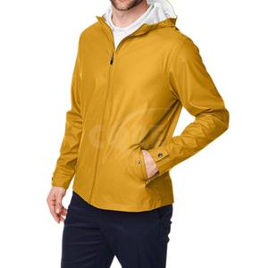 Logo personnalisé Veste coupe-vent en polyester respirante à capuche pour la course en plein air - Product Image 4