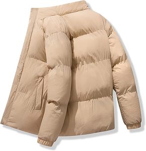 Veste bouffante coupe-vent de haute qualité pour hommes, manteau coupe-vent à la mode avec broderie et conception de bulles, vente en gros - Product Image 2