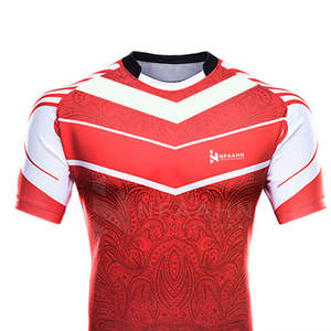 Uniforme de rugby hecho a medida de alta calidad Estilo DE CONJUNTO DE ROPA DE FÚTBOL transpirable de secado rápido - Product Image 6