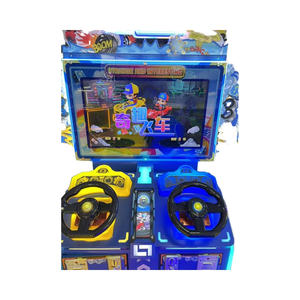 Kuermai nhà máy bán buôn Nói Tiếng Anh đồng tiền hoạt động Arcade đua xe mô phỏng trẻ em 'xe đua trò chơi - Product Image 1