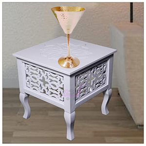 Gobelet à vin écologique 6oz en cuivre pur 100% de qualité supérieure fait à la main Mules de Moscou uniques Conception de calice Base en laiton Grand cadeau - Product Image 3