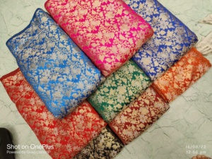 Tissu de soie de brocart tissé Jacquard de haute qualité de luxe respirant pour les robes d'ameublement tenue traditionnelle - Product Image 5