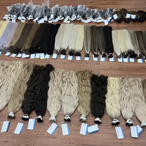Prix de gros en vrac couleur ton foncé pour les femmes noires 100% extension de cheveux humains vietnamiens raides naturels - Product Image 6