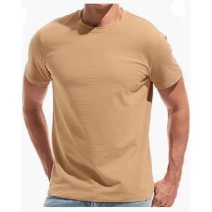 Camiseta de Verano para Hombre, Cuello Redondo, Algodón Personalizado, Estilo Holgado, Hombros Caídos, Ligera, Transpirable, Ajustada, con Estampado - Product Image 3