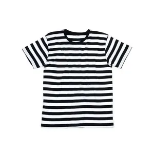 T-shirt rayé personnalisé pour homme pour la promotion de produits - Product Image 1