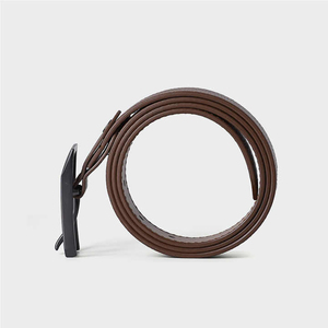 Cinturón clásico de cuero genuino 100% de alta calidad para hombre, cinturón informal de alta resistencia para todos los días, estilo personalizado, precio barato al por mayor - Product Image 3