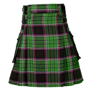 Logo de haute qualité Design Kilt écossais pour hommes Kilt utilitaire traditionnel des Highlands Tartan Logo Design Kilt utilitaire traditionnel pour hommes - Product Image 1