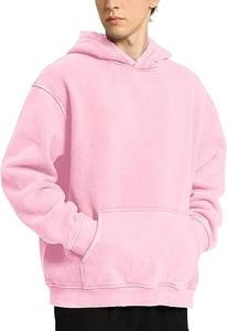 เสื้อฮู้ดลำลองโอเวอร์ไซส์ชายและหญิงเสื้อสเวตเชิ้ตแบบสวมหัวแนววินเทจผ้าคอตตอนเสื้อผ้าแนวสตรีทแบบ100% ปัก - Product Image 4