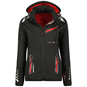 Chaqueta Softshell de talla grande con estampado de cremallera de lona para hombre, transpirable, impermeable, cálida, para exteriores, forro polar, a prueba de viento, senderismo - Product Image 2