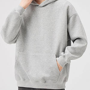 Sudadera con capucha de alta calidad de algodón pesado 100% para ropa de hombre, ropa de calle básica, Sudadera con capucha mezclada de algodón para hombre - Product Image 3