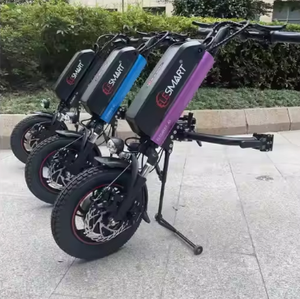 อุปกรณ์ติดตั้งแฮนด์ไซเคิลไฟฟ้าระดับพรีเมียม 500 วัตต์ สำหรับรถเข็นคนพิการ ใช้พลังงานจากแบตเตอรี่ 36 โวลต์ 12.8 แอมป์ชั่วโมง ช่วยในการเคลื่อนที่ - Product Image 4