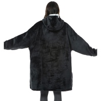 Sudadera con capucha de lana sherpa de punto extragrande para mujer, suave y cálida, estilo manta de invierno, personalizada, OEM, marca privada, venta al por mayor de fábrica