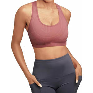 Débardeur court pour femme à dos nageur, extensible, avec tissu respirant à séchage rapide, logo frontal, léger, pour l'entraînement et le yoga - Product Image 3