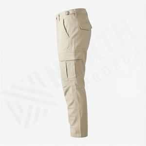 Pantalones Cargo de Algodón para Hombre, Talla Grande, Estilo 2025, Multibolsillos, Transpirables, Color Personalizado, Duraderos, para Exteriores - Product Image 3