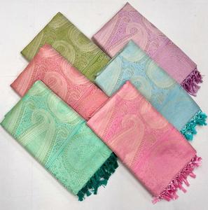 ผ้าซาตินสำหรับงานปาร์ตี้ผ้าส่าหรีทอผ้าแบบหนาดีไซน์สวย - Product Image 6