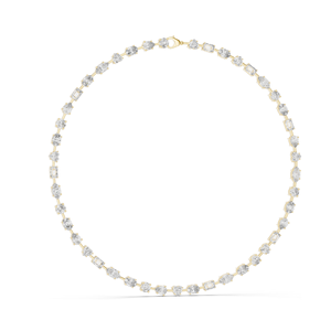 21.49 CT Lab-Created Diamond Necklace Round & <b>Emerald</b> Cut Diamonds 18KT, 14KT, 18KT Gold Rose, Yellow, White Gold - Product Image 1