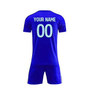 Uniforme de Fútbol Profesional Unisex Sublimado, Conjunto de Fútbol Personalizado para Equipo, Manga Corta, Transpirable, Cuello en V, Secado Rápido, Anti-UV - Product Image 3
