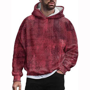 Sweat à capuche unisexe surdimensionné délavé à l'acide de haute qualité ensemble de sweats de jogging courts et lourds pour hommes, coton mélangé - Product Image 4
