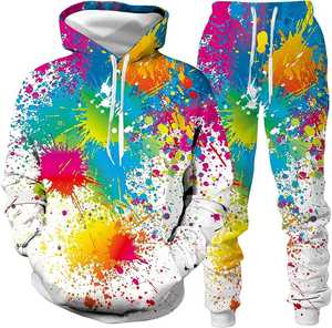 Survêtement de Sublimation 3D OEM d'usine de qualité supérieure personnalisé en gros nouvelle mode survêtements graphique hommes/femmes vêtements de sport survêtement - Product Image 5