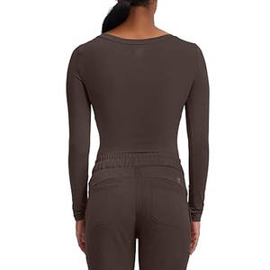 Chemise uniforme médicale respirante vente directe d'usine OEM hauts de gommage pour les médecins et les infirmières - Product Image 3