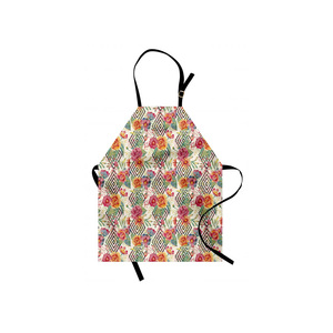 Delantal de cocina de algodón puro 100% más vendido, recién llegado, sin mangas, estampado personalizado con logotipo personalizado - Product Image 2