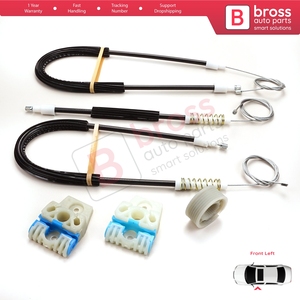 Kit de réparation de lève-vitre électrique BWR808 avant gauche pour Passat B6 3C 3C2 3C5 2005-2011 4/5 portes 3C1837461 - Product Image 6