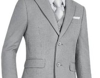 Setelan Jas Pria Buatan Tangan, Lipit, Slim Fit, Formal, untuk Pesta Ulang Tahun, Bahan Worsted, Warna Dapat Disesuaikan, Bernapas