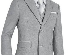 ชุดสูทเด็กผู้ชายงานแต่งงานแบบแฮนด์เมด ทรงเพนท์โค้ท ทรงเข้ารูป ชุดสูทลำลองสำหรับงานวันเกิด ชุดเบลเซอร์และกางเกงขายส่งแบบรับผลิตตามสั่ง จำนวนมาก - Product Image 5