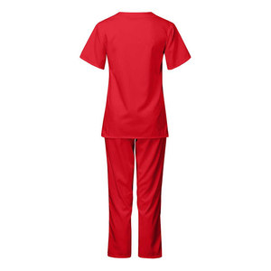 Nouvelle arrivée vente en gros ensembles de gommages pour hôpitaux pour femmes de haute qualité respirant léger coton Polyester Spandex détection d'aiguille - Product Image 3