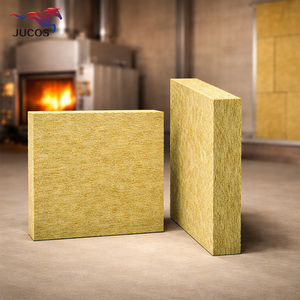 Panneau d'isolation en laine de roche, dalle en fibres minérales résistante à la chaleur pour l'isolation acoustique et thermique des murs de bâtiments - Product Image 1
