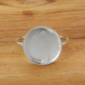 Lunette de montage Bague Coupe Fabricant Indien Argent Sterling 925 Ronde 4mm à 25mm Pierre DIY Collet Métal Pour la Fabrication de Bijoux - Product Image 4