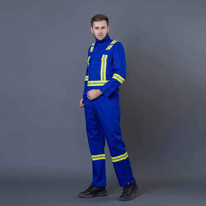 Combinaison de protection incendie pour homme, uniforme 100% polyester, vêtements de travail d'hiver, combinaison de sécurité haute visibilité, ANSI classe 2, EN ISO 20471 classe 2 - Product Image 4