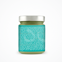 Mado Crème de Lait à la Pistache Fraîche Style Dubaï, Agent Gélifiant, Durée de Conservation 24 Mois, Qualité Alimentaire, Pot en Verre 350g