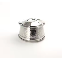 Vente à chaud Casserole en métal isolée faite à la main de concepteur Meilleure marmite décorative pour le stockage des aliments Casserole de haute qualité