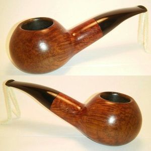 Vente en gros de pipes à tabac manuelles en bois avec filtre de 9 mm, en bois rouge ébène, logo personnalisé gratuit, pipe à fumer en bois de santal vert, vente en gros - Product Image 1
