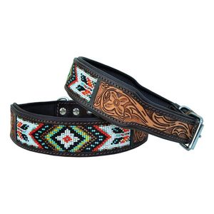 Collier en cuir de luxe Wild Tanner Style durable et classique avec personnalisation de la nature internationale divine rencontre la noblesse - Product Image 1