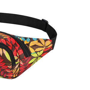 Sac banane 100 % coton léger, entièrement personnalisable avec impression, fabriqué professionnellement, fermeture éclair, OEM - Product Image 3