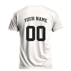 Maillot de football à col rond en jersey respirant de haute qualité 100% polyester, design personnalisé, confortable - Product Image 2