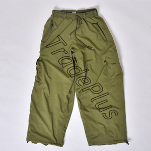 Pantalones de esquí informales para hombre, pantalones holgados a prueba de viento para deportes al aire libre, ropa de calle de talla grande con ajuste cómodo - Product Image 1