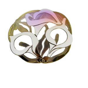 Metallic <b>Trivets</b> Metal Crafted Round <b>Trivet</b> Gold Silver Color Floral Metal Crafted <b>Pan</b> & Hotpot Dining Table Supplied by India - Product Image 1