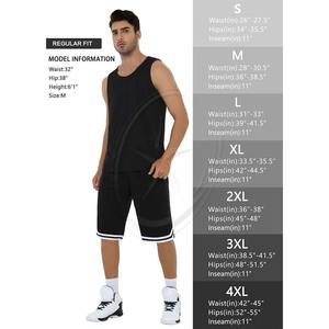 Pantalones Cortos Largos de baloncesto para hombre con bolsillos con cremallera 11 malla atlética gimnasio entrenamiento Deporte Pantalones cortos de secado rápido transpirable ligero - Product Image 5