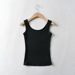 Venta al por mayor de verano de algodón sin mangas Jersey Tiger Mujeres Tank Top Casual Mujer Tank Top - Product Image 2
