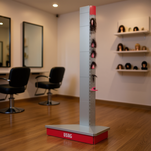 Open <b>Corner</b> Display <b>Stand</b> for Wigs USAG Wig Displays - Product Image 3