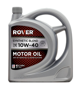 ROVER Synthetic Blend Anti-Wear Automotive Lubricant SAE <b>10W</b>-<b>40</b> Motor <b>Oil</b> 3 Pack 5 Quart - Product Image 1