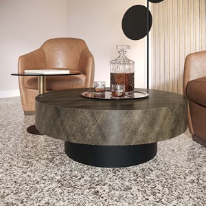 Mesa de Centro Moderna con Tapa de Madera para Sala de Estar, Modelo Roma - Product Image 3