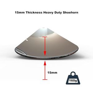 Chausse-pied long en métal - Chausse-pied pour hommes, femmes, enfants, seniors, chausse-pieds de 16,5 pouces de long pour bottes, ou chausse-pieds extra longs - Product Image 2