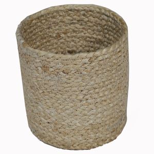 Nueva cesta de yute natural para artículos de guardería, venta al por mayor a precio económico, cesta natural ecológica, cesta de yute respetuosa con el medio ambiente - Product Image 1