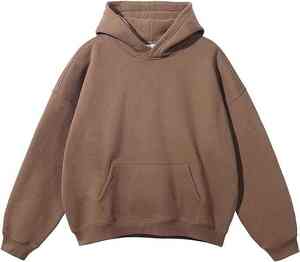 Pull à capuche à logo personnalisé pour hommes 100% coton à manches longues doublé polaire brodé style Streetwear confortable pour l'hiver - Product Image 6